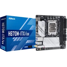 ASRock H670M-ITX/AX 1700 Sockel 2 DDR4 1808793 Schwarz