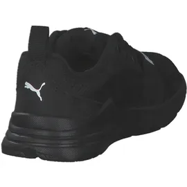 Puma Wired Run Kinder Schwarz/Weiß 30