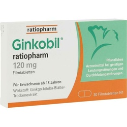 ginkobil ratiopharm 120 mg 120