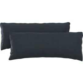 sit&more Polsterauflage 65 x 25 x 10 cm blau 2 St.