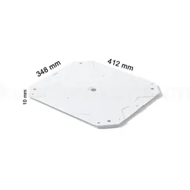 HAILO Drehteller 34,8 cm Weiß