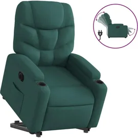 vidaXL Relaxsessel mit Aufstehhilfe Elektrisch 146 x 78 x 0 cm Dunkelgrün