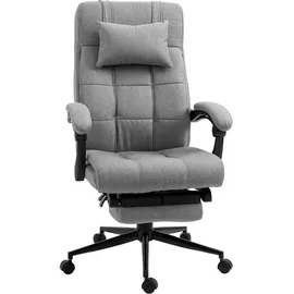 Vinsetto Bürostuhl Polyester Hellgrau