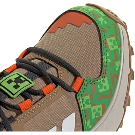 adidas TERREX x Minecraft Ax4R Wanderschuhe Kinder JR1289 - cardboard/cloud white/semi impact orange 38