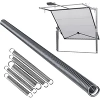 QLS Universal Garagentorfeder Zugfeder Schwingtor Spannfeder verzinkt 8535