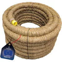 Tecuro Drainagerohr 3 Meter - DN50, flexibel, gewellt und