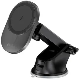 techprotect Handyhalterung kompatibel mit MagSafe mit induktivem Ladegerät 15W schwarz