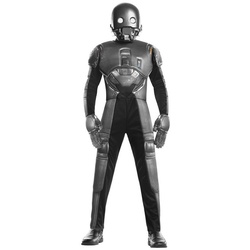 Rubie ́s Kostüm Rogue One K-2SO, Original Star Wars Kostüm aus dem Film ‚Rogue One‘ schwarz 116