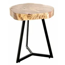 HAKU Möbel Beistelltisch Massivholz akazie 45,0 x 45,0 x 50,0 cm