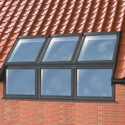 VELUX Kombi-Eindeckrahmen Abstand 10 cm EFJ UK10 0022E Ziegel vertieft Alu