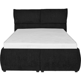 Andas Polsterbett »Jenson« als Bettgestell oder mit 3 Matratzenarten und Härtegraden grau