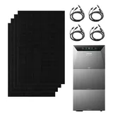 Anker Solix 2000W Balkonkraftwerk mit 4×500Wp Solar Modulen inkl. Anker Solarbank 4 Pro Speicher 5024Wh mit 2 BP5000 Erweiterungsakku