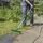 PRO PLUS Straßenbesen Teleskop mit Gartenschlauchanschluss 82,5-210,5 cm