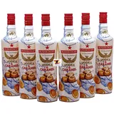 6x 1l Rushkinoff Vodka & Karamell Caramelo aus Mallorca + Backpulver 14g