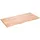 vidaXL Waschtischplatte Hellbraun 100x50x2 cm Massivholz Behandelt