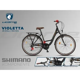 licorne bike gmbh Violetta 28 Zoll RH 48 cm schwarz