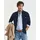 GANT Herren. Strickjacke - CASUAL COTTON ZIP Cardigan Stehkragen, Baumwolle Navy XXL, Lässig, Langarm, Marine