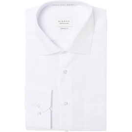 Eterna COMFORT FIT Original Shirt in weiß unifarben, weiß, 44