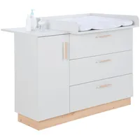 JIMMYLEE MyBaby Wickelkommode Leo, - B/H/T ca. 133.00x101.00x77.00
