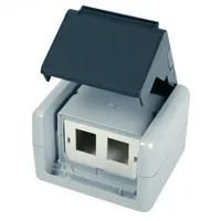 Telegärtner AP-Gehäu. IP44,75x86x58,gr H02000A0070