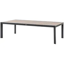 Hespéride Gartentisch 12 Plätze Aluminium 0 x 0 x 0 cm Gold/Grau/Schwarz