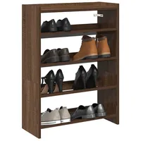 VidaXL Schuhregal Braun Eichen-Optik 60x25x81 cm Holzwerkstoff