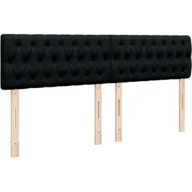 vidaXL Boxspringbett 180 x 200 cm Schwarz
