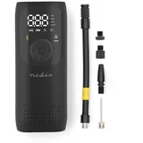 Nedis Wiederaufladbarer Luftkompressor - 0.1-150 psi - Dunlop-Ventil - Betriebsarten: Auto/Motorrad/ (10.30 Bar)