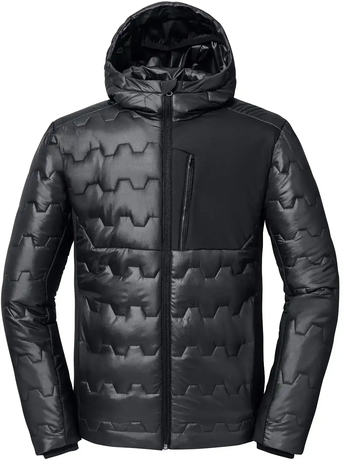 Steppjacke "KACHELOFEN" - XL - schwarz