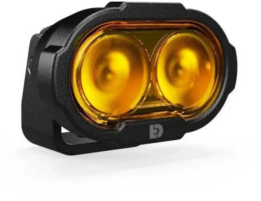 Denali Dl2 Pod Flood Zusatzleuchten - Amber - One Size