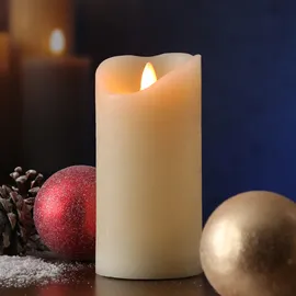 MARELIDA LED Kerze GLOW 15 cm creme