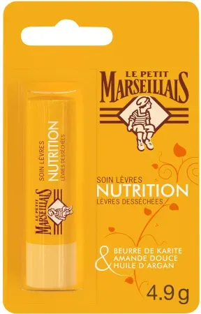 Le Petit Marseillais Lippenpflege Nutrition Shea Mandel Argan Trockene Lippen Stick 4,9g