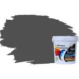RyFo Colors Fassadenfarbe Silikonharz Fassadenfarbe Diamantgrau 1l, 1 L ca. 6 m2, Wasserabweisend, diffusionsfähig, schützt vor Schmutz, Algen, Pilzen grau