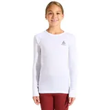 Odlo Kinder Funktionsunterwäsche Langarm Shirt Active Warm ECO, white, 140