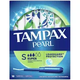 Tampax Pearl Plastic Super Saugfähigkeit, geruchlose Tampons, 18 Stück