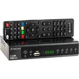 Cabletech DVB-T/C HEVC H.265 10bit Auflösung 1920x1080 Pixel Programmierung Aufnahme automatische Suche Ram Kanäle 512 MB DDR2