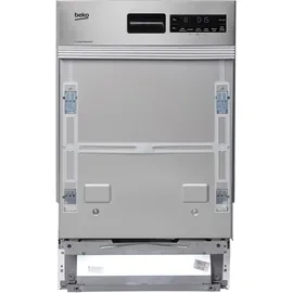 Beko DSS28021X Einbau-Geschirrspüler (teilintegrierbar, 448 mm breit, Edelstahl)