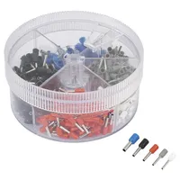 TRU Components 737074 Aderendhülsen-Sortiment 0.5 mm2, 0.75 mm2, 1