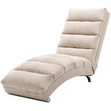 Lvhom Relaxliege, Beige, Textil, 55x84x148 cm, Wohnzimmer, Sessel, Relaxliegen