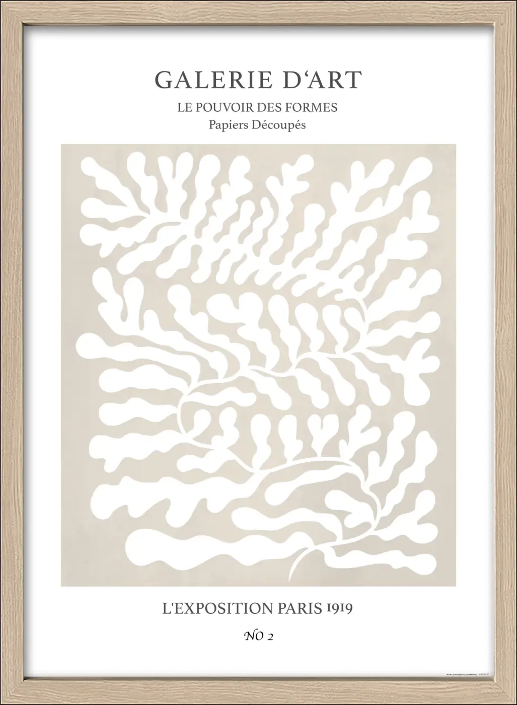 ProArt Framed-Art Scandic Living 55x75cm Papiers Decoupes I