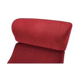 Sofa.de Fernsehsessel Globe Mikrofaser 79 x 111 x 84 cm Rot drehbar