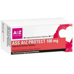 ASS AbZ Protect 100 mg magensaftresistent Tabletten