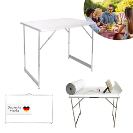 Lemodo Tapeziertisch klappbar 1 m 30 kg weiß