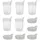 Body Products Schnabelbecher 250 ml Set 5 Unterteile + 10 Deckel
