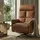 MCW Relaxsessel MCW-L10 Leder 75 x 112 x 87 cm Braun elektrisch drehbar