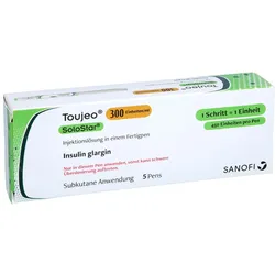 TOUJEO 300 E/ml SoloStar Inj.-Lsg.i.e.Fertigpen 5X1,5 ml