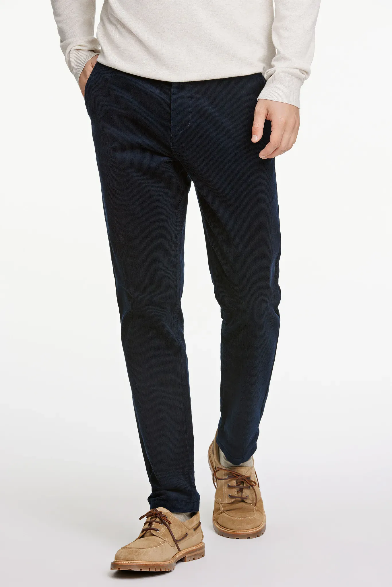 LINDBERGH Chinohose, mit weichem Cordstoff LINDBERGH navy M