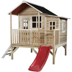 EXIT Toys Spielhaus »Loft Spielhäuser«, BxHxT: 190 x 215 x 322 cm, natur
