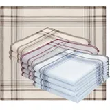 Betz 12 Stück Herren Stoff Taschentücher Set MARTIN Größe 40 x 40 cm 100% Baumwolle Dessin 10 - 40 x 40 cm