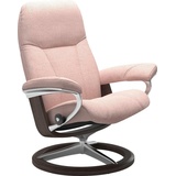 Stressless Stressless® Relaxsessel Consul, mit Signature Base, Größe M, Gestell Wenge rosa